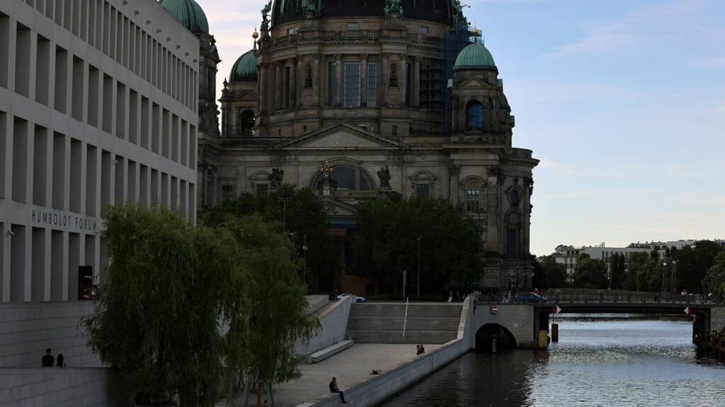 Berlin Cathedral and the River Spree in Berlin, Germany, a city with a large and active Iranian community